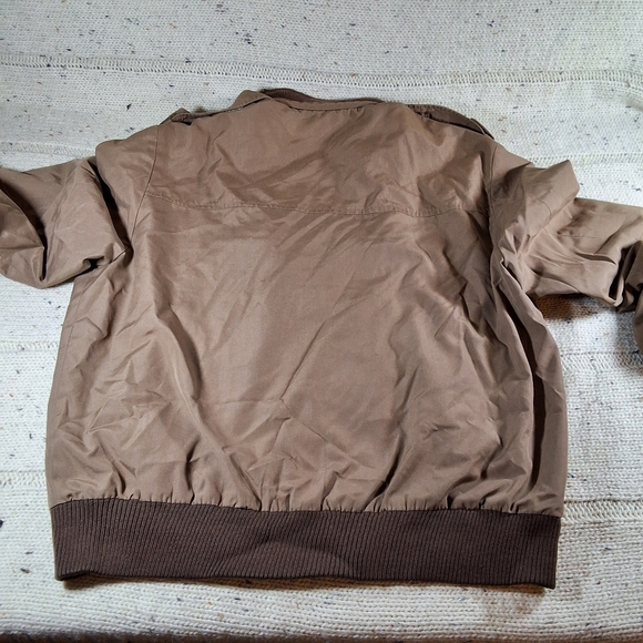 Men's Brown Bomber Jacket - Picture 4 of 11